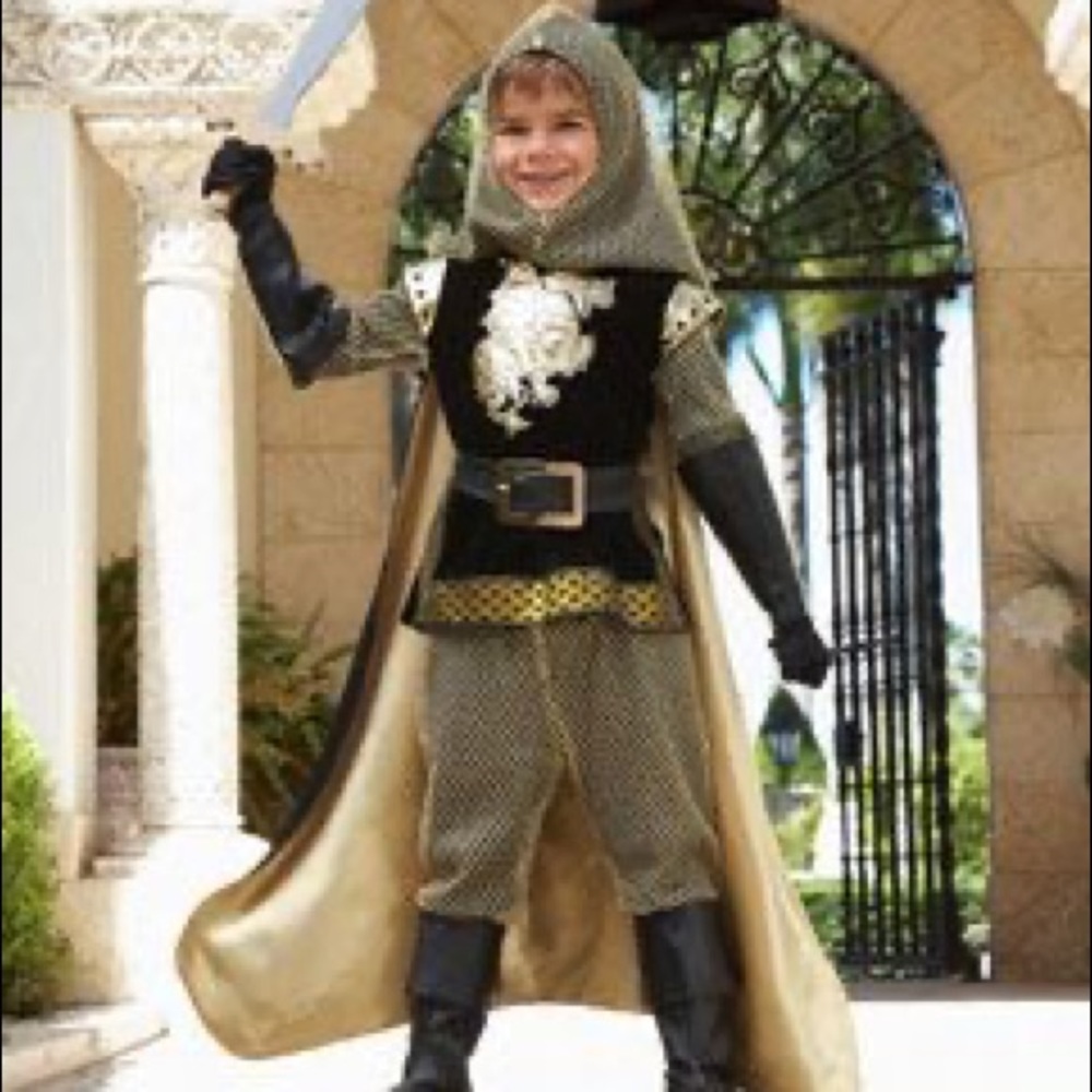 Kids Gold Knight Costume